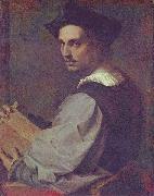 Andrea del Sarto Portrat eines jungen Mannes oil